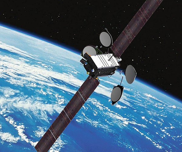 Satellite with GORE® Spaceflight Microwave/RF Assemblies for Traditional Space