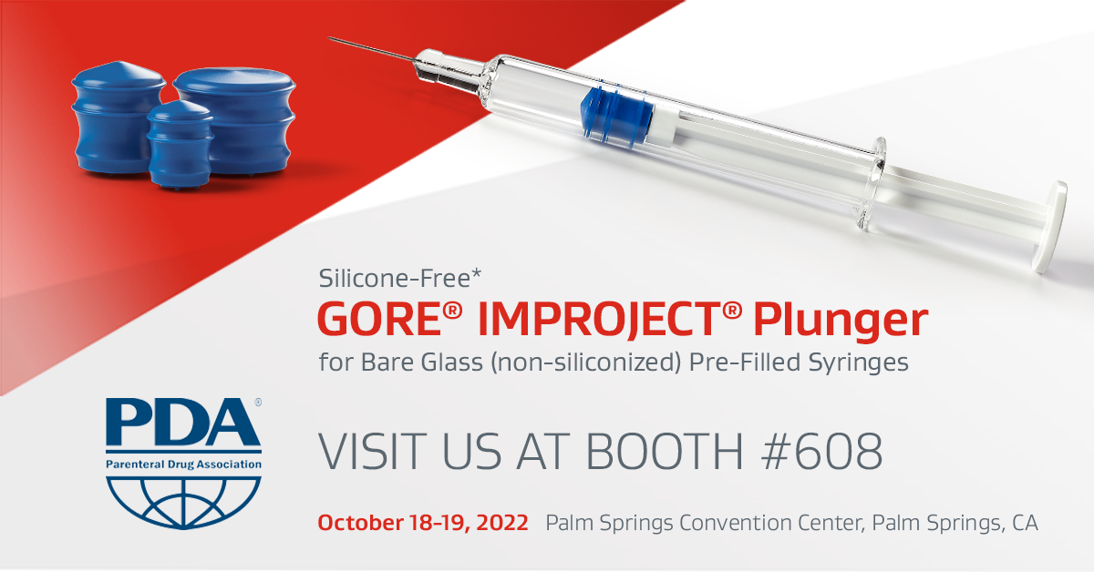 Join Gore at the 2022 PDA Universe of PreFilled Syringes and Injection