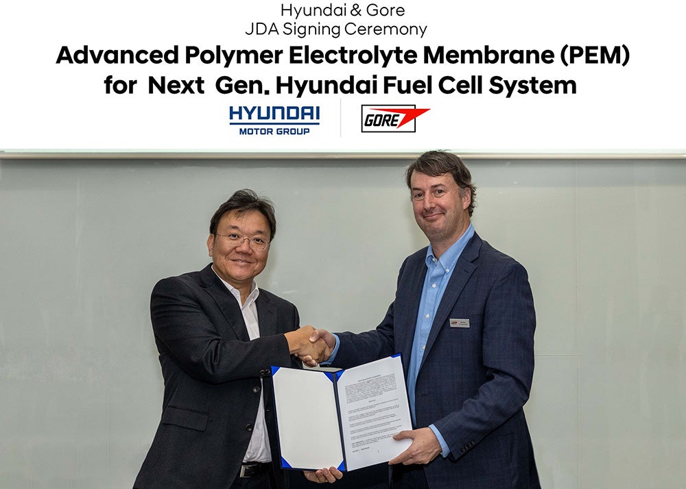 Hyundai MotorとKia、ゴアが次世代水素燃料電池システム用高分子電解質膜の共同開発契約を締結