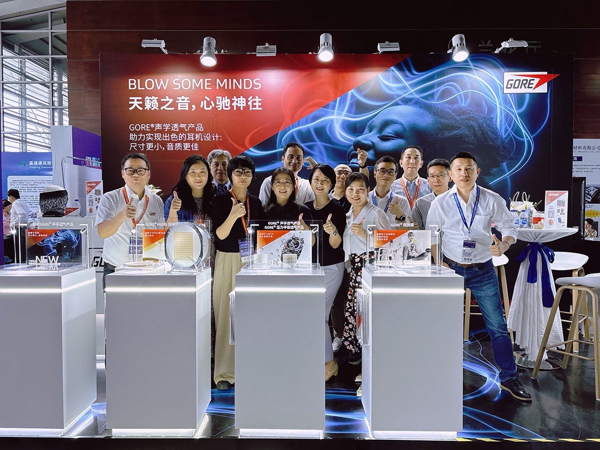 Gore's booth at the 2024 International Audio Industry Summit