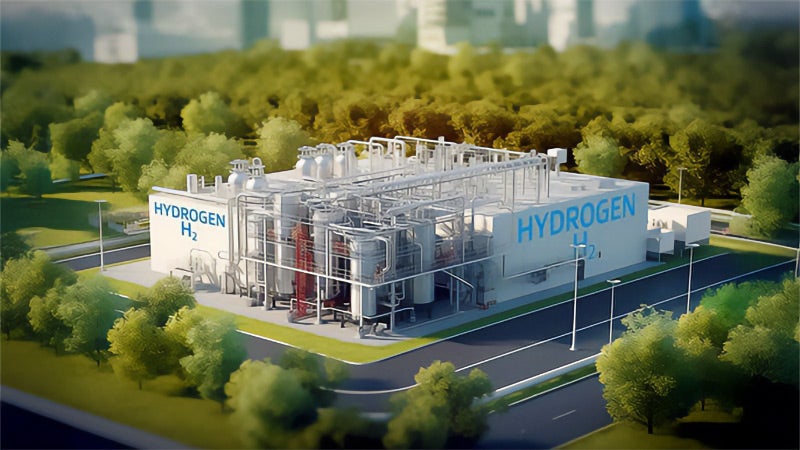 Hydrogen Energy Plant Aerial View