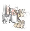 液面センサーのイラスト