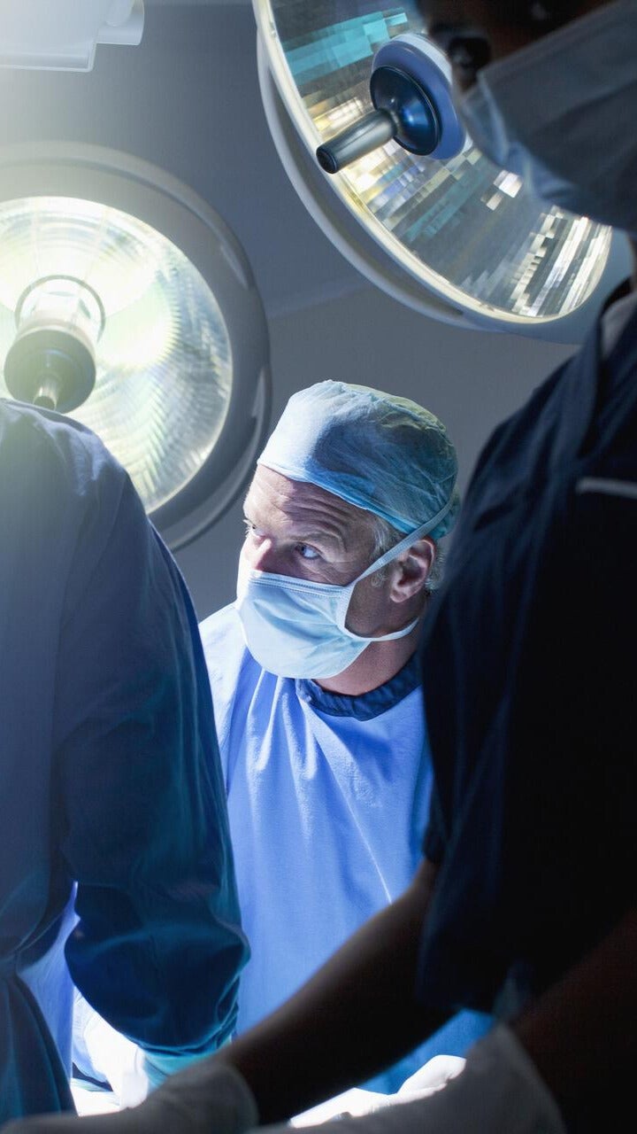 doctor in operating room during a procedure