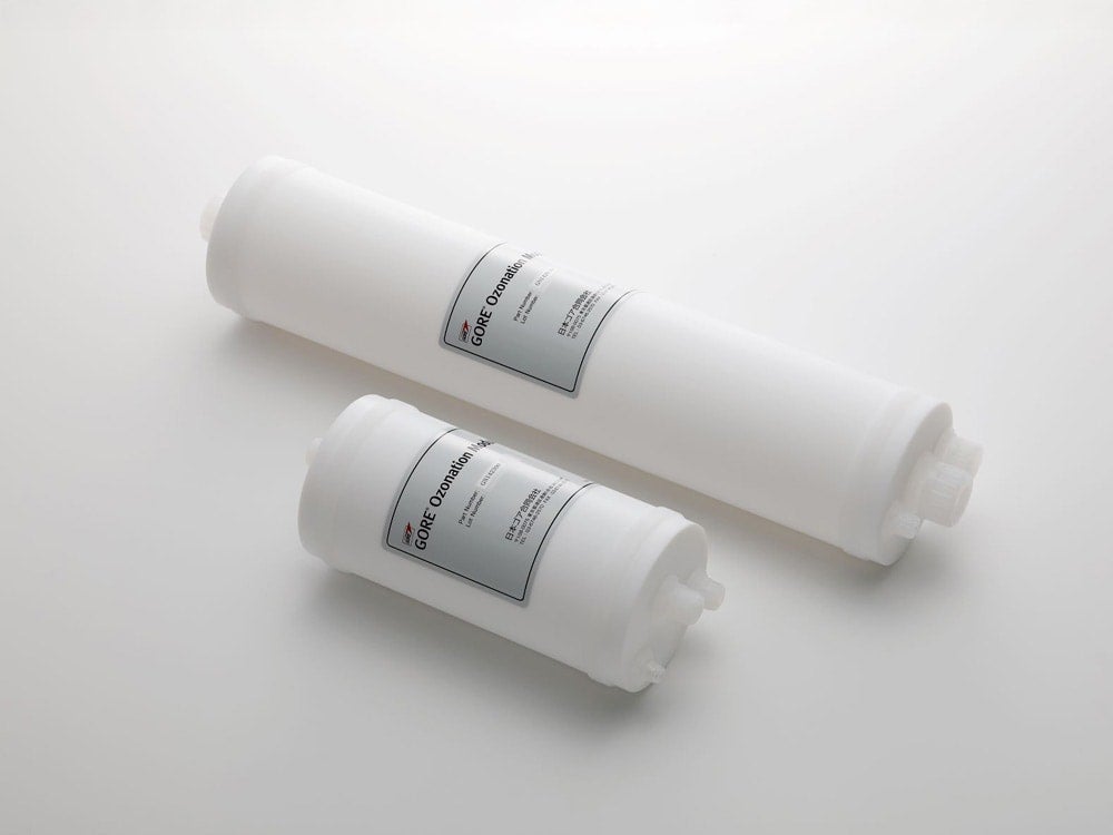 A closeup of the ozonation module