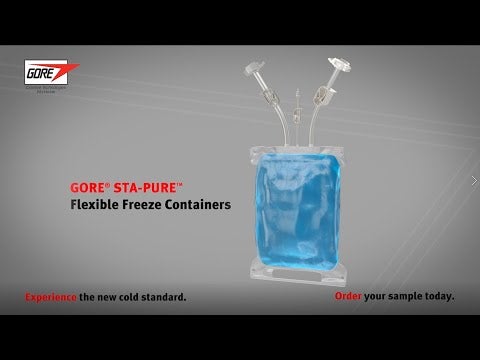 GORE® STA-PURE™ Flexible Freeze Container Animated Overview