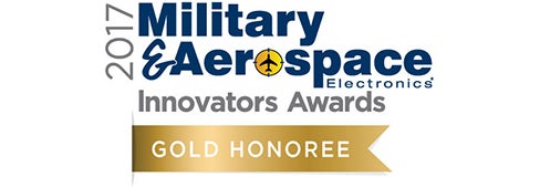 2017 Military & Aerospace Magazine Innovators Awards Gold Honoree image